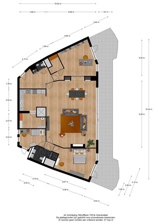 Floorplan - Nijhofflaan 139, 3906 EV Veenendaal